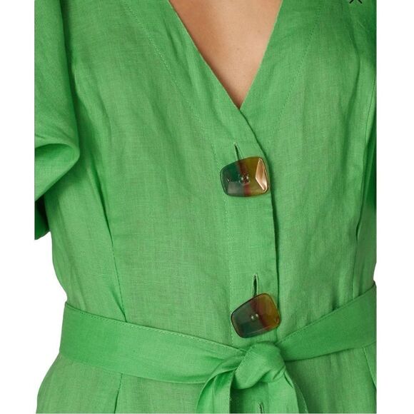 Nicholas Troy Linen Dress Size 12 - Picture 8 of 12